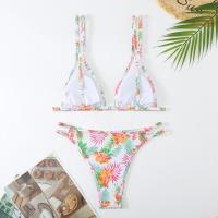 Conjunto de dos piezas Traje de baño sexy con tanga estampado para mujer Primavera/Verano 2024 - details 8