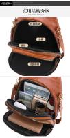 Mochila De Estilo Vintage para mujer, morral de piel sintética suave, informal, a la moda - details 29