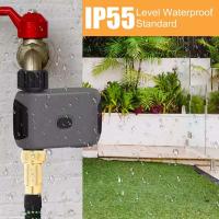 Riego-batería inteligente para jardín, temporizador de agua de riego automático con Wifi, aplicación Tuya Smart Life, 4 AA - details 4