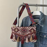 Bolso de hombro con borla para mujer, bandolera de estilo étnico de nicho popular, nueva tendencia, a la moda, con personalidad, 2024 - details 19