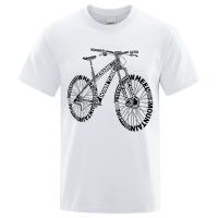 Camisetas con estampado divertido para hombre, camiseta de montaña para hombre, camisetas de manga corta transpirables de verano - details 2