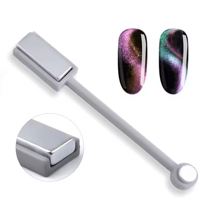Pluma magnética para uñas, 1 piezas, esmalte de Gel, Ojo de gato, decoración de belleza, efecto de tira de línea 3D - 1
