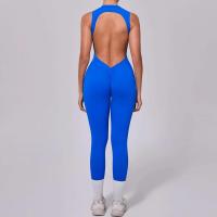 Conjunto de gimnasio de una pieza, ropa de yoga, traje deportivo, pellets Fiess, trajes de entrenamiento elásticos para mujer - details 17