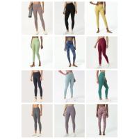 women's multi-color tie dye camouflage fur yoga nine-point leggings tight high waist lift hip pants with pocket - details 1