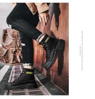 Botas Deportivas de Lona de Alta Talla para Hombres Zapatos Casuales de Otoño con Suela Gruesa - details 10