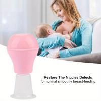 Paquete de 1 ventosas para pezones de silicona rosa para mujer, perfectas para pezones sensibles, cosplay y juegos de pareja - details 0