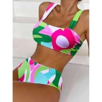 Bikini de cintura alta, Tre 2025 Conjunto de bikini bandeau sexy para mujer, Traje de baño brasileño para mujer - details 12