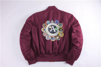 Chaqueta de vuelo de bombardero de invierno Vintage MA-1 APOLLO ropa de calle para hombre ropa de calle cálida Varsity Hip Hop jugador de béisbol piloto USAF - details 15
