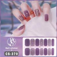 Pegatinas de Uñas de Gel de Plata Brillo Completo Adhesivo Fácil Manicura Francesa Sencilla Belleza - details 9