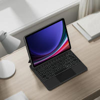 AJIUYU-Funda con Teclado Español para Samsung Galaxy Tab, S7, S8, S9, 11 "/S9 FE, 10,9", S9FE, 2023, Teclado magnético Retroiluminado - details 10