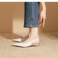 Nuevos zapatos adelgazantes de tacón bajo y poco profundos para mujer, zapatos planos - details 19