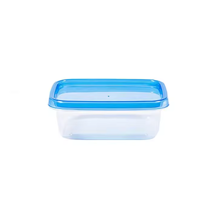 Caja de almacenamiento de alimentos transparente portátil, contenedor de refrigerador redondo para mantener fresco, caja de embalaje calentada congelada, ensalada - 1