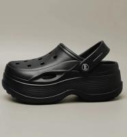 Sandalias de plataforma gruesas huecas para mujer, zuecos de fondo grueso de Eva, zapatillas para mujer, calzado de jardín antideslizante para exteriores, verano 2024 - details 18