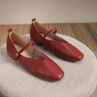 Mary Jane Zapatos de tacón bajo con hebilla para mujer, calzado para primavera y verano - details 13