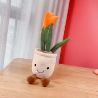 Decoración para el hogar, simulación de plantas, tulipanes, suculenta, muñeco, peluche, flores, maceta, adornos, muñecas de tela - details 2