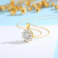 Colgante de Oro 18K y Moisanita Diseño Original AU750 100% Oro 18K Longitud de Collar de 18 pulgadas Ideal para Mujeres Joyería de Alta Gama - details 2