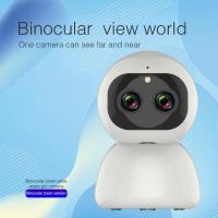 Cámara de doble lente de 2MP 1080P WiFi interior Domo Pan Tilt Cámara con zoom binocular Cámara de vigilancia CCTV - details 3