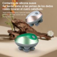 Masajeador de Cuero Cabelludo Eléctrico, Masajeador de Cabeza Inalámbrico, Cabezas de Silicona Suaves, 6 Modos de Masaje, 3 de Intensad, Relajación del Cuero Cabelludo, Alivio de Fatiga, Mejore del Sueño masajeador para mascotas Gatos - details 24