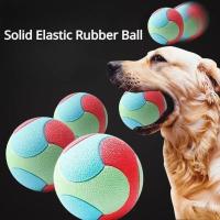 Bolas de goma sólida para perros, juguete interactivo virtualmente indestructible para perros, juguete de entrenamiento para masticar, juguetes para morder - details 1
