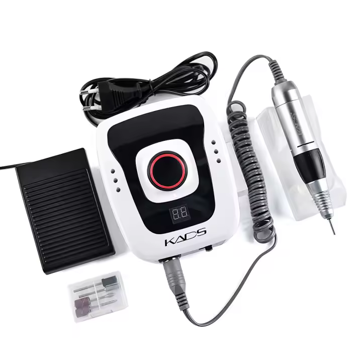 Máquina de perforación de uñas KADS 35000RPM para manicura cortadora de uñas eléctrica para pedicura y arte de uñas con batidor normal de productos peligrosos - 1
