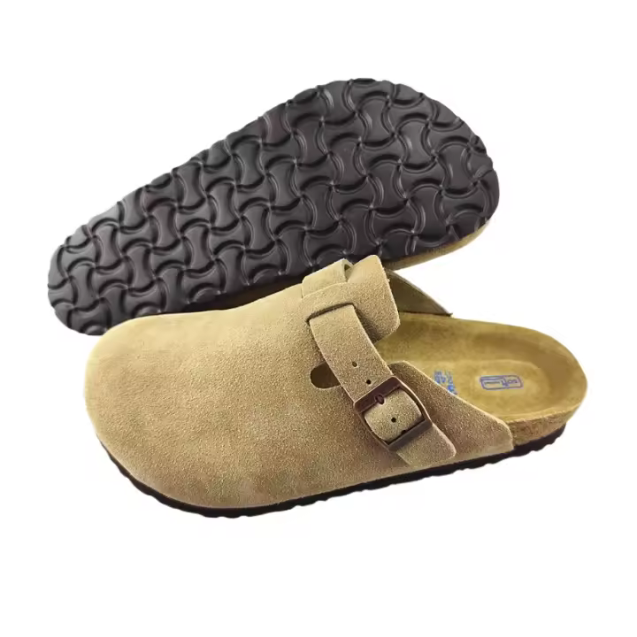 Zapatillas de Cuero Suave Antideslizante Zapatos de Playa para Hombres y Mujeres en Verano - 1