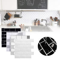 Pegatina de Pared de Azulejos  Self Adhesive New3D Decorativa para Cocina Baño Sala de Estar Mosaico de Ladrillos Método de Decoración Peel y Stick - details 6