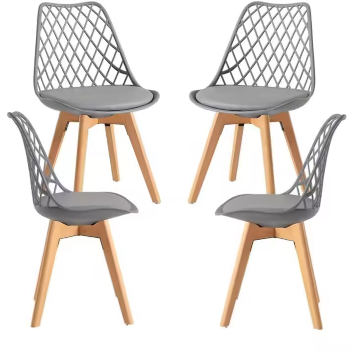 Paquetes Sillas Comedor - Pack 4 Sillas Mima - Blanco - 1