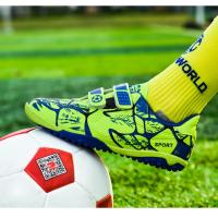 Zapatos de fútbol de la sociedad TF/FG para niños, botas de fútbol escolar, tacos de hierba, zapatillas de fútbol para niño y niña, zapatos de entrenamiento de Futsal al aire libre - details 28