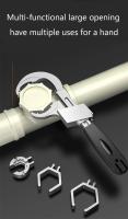 Llave Universal ajustable de doble punta, llave multifuncional para baño, llave de tubo Universal, juegos de llaves de media luna de mano - details 6
