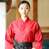 Uniforme de Sushi Unisex, chaqueta de Chef, servicio de comida japonesa, restaurante, abrigo de camarero, ropa de trabajo, Kimono - details 2