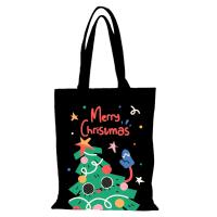 Regalos de Navidad, bolso de mano para hombre, bolsos de moda de dibujos animados para mujer, bolso de hombro para mujer, bolsos de compras ecológicos, compras, tela de playa, lona - details 8