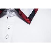 Camisas Negras Suaves de Algodón-Poliéster para Hombre Ropa Elegante Casual con Manga Larga y de Cachemira Azul - details 8