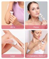 Depiladora de eliminación indolora 4 en 1, recortadora recargable, maquinilla de afeitar corporal para mujer, cara, pierna, axila, Bikini, afeitadora púbica, removedor de vello - details 11