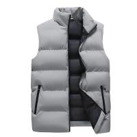 Chaleco Sin Mangas Cálido para Hombres Abrigo Impermeable de Cremallera con Cuello Alto - details 1