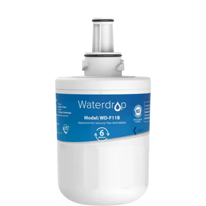 Filtro de refrigerador Waterdrop DA29-00003G, repuesto para Samsung ®   Aqua Pure Plus DA29-00003G DA29-00003B DA97-06317A DA61-00159A HAFCU1/XAA HAFIN2/EXP APP100 WF289, el paquete puede variar - 1