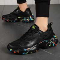 Zapatos informales para hombre, calzado para correr al aire libre, zapatos deportivos transpirables de malla, zapatos para papá, zapatos de malla con cordones, zapatillas de deporte para hombre primavera 2024 - details 8