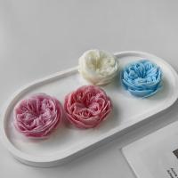 Resina epoxi Austin Rose flor molde peonía hecho a mano vela molde 3D DIY jabón molde fabricación de velas - details 2