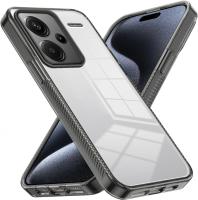 Funda Para Xiaomi Redmi Note 13 Pro +/ 13 Pro Plus , carcasa protectora antisísmica de placa trasera dura acrílica transparente - details 1