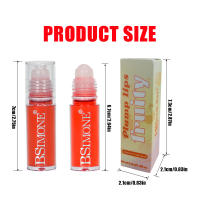 Bsimone 4 colores divertido diseño de bola de fruta aceite de labios textura sedosa labios fragantes e hidratantes aceite de labios esencial para otoño e invierno - details 1