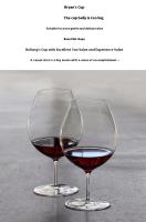 Copa de vino corta serie CAVA japonesa hecha a mano, copa perfecta de artesanía maestra extremadamente fina, estilo KIMURA - details 3