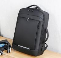 Mochila para ordenador portátil expandible para hombre, bolsa impermeable negra para Notebook, 16 pulgadas, 17 pulgadas, mochila de trabajo multifunción para negocios - details 18