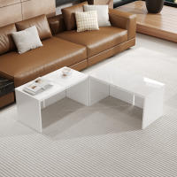 Mesa de centro, mesa de centro DIY, mesa de alto brillo, combinación gratuita - details 5