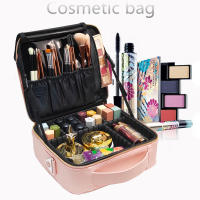 Bolsa de cosméticos de gran capacidad para maquillaje para mujer, estuche de herramientas para salón de belleza, tatuajes, Nail Art, novedad - details 0