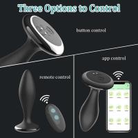 Leten Plug Anal Vibrador Control Remoto Masajeador Prostatico de Acero Inoxidable - details 13