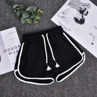 NOVEDAD DE VERANO 2025, pantalones cortos deportivos de cintura alta para mujer, cómodos, informales, sueltos, de secado rápido, pierna ancha, pantalones cortos de Yoga transpirables - details 5