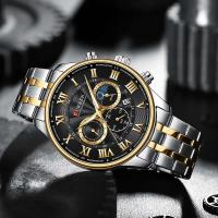 Reloj de Cuarzo CURREN 8427 Diseño de Negocios Elegante para Hombres Correa de Acero Inoxidable - details 17