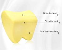 Nuevo tipo de almohada, reposacabezas viscoelástico y transpirable, protector de almohada para el cuello, interior del coche - details 6