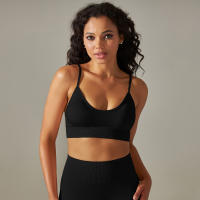 Nessaj-Sujetador deportivo sin costuras para mujer, camisola de yoga, top de fitness para correr y gimnasio - details 11