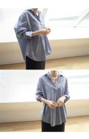 Blusa holgada de chifón para mujer, camisa elegante de manga larga, color blanco, Estilo Vintage, para verano y primavera - details 11