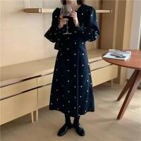 Vestido de manga larga para mujer, traje Vintage bohemio para fiesta y otoño, Y2k - details 15